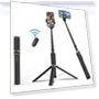 360 Degree Rotating Phone Clip Retractable Selfie Stick Tripod — Selfie Sticks, Jmary