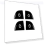 Car Window Switch Stickers — Car Stickers & Decals