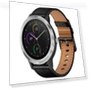 Thumbnail Metal Button Switch Leather Watch Band — Watch Accessories, Garmin