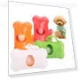 Превью Pet Bone Shaped Trash Cans — Storage