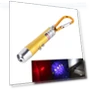 Thumbnail Portable Colorful Metal Shell Mini LED Flashlight Torch Light Laser Light Keychain — Flashlights