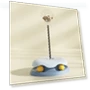 Превью Teasing Cats Toy Turntable With Spring Leaky Food Ball — Cat Playthings