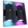 Thumbnail Outdoor Wall Lights 2 Pack — Garden Illumination, futxnziey