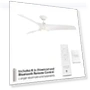 Превью Smart Indoor and Outdoor Ceiling Fan with LED Light Kit — Ceiling Fan Wall Controls, Modern Forms