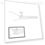 Превью Smart Indoor and Outdoor Ceiling Fan with LED Light Kit — Ceiling Fan Wall Controls, Modern Forms