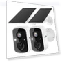 Thumbnail Solar Security Cameras Wireless Outdoor — Smart Home Security, Hiseeu