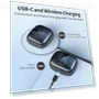 Thumbnail True Wireless Earbuds with LED Power Display — In-Ear Headphones, TAGRY