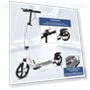 Превью Adjustable Height Folding Kick Scooter with Large Sturdy Wheels — Push Scooters, Nattork