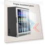 Thumbnail Built-in Beverage Refrigerator with Lock — Drink Coolers, Weili