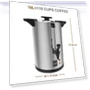 Превью Commercial Grade Stainless Steel Coffee Urn — Urns, Valgus