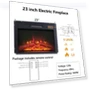 Thumbnail Electric Fireplace with Mantel — Outdoor Fireplaces, Aitjunz