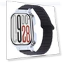 Thumbnail Metal Silver Frame Integrated I-shaped Magnetic Silicone Watch Band — Watch Accessories, Redmi