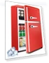 Превью Retro Double Door Fridge with Freezer — Mini Fridges, Anypro