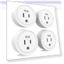 Превью Smart Plug Mini 4-Pack — Smart Home Hubs & Controllers, KMC