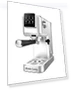 Thumbnail Touch Screen Espresso Maker with Steam Milk Frother — Coffee & Espresso Combos, URintells Cuising
