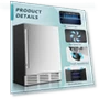 Thumbnail 24 Inch Beverage Refrigerator — Mini Fridges, EUHOMY