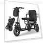 Thumbnail Folding 3-Wheel Electric Scooter — Push Scooters, WTRAVEL