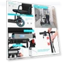 Thumbnail Folding 3-Wheel Electric Scooter — Push Scooters, WTRAVEL