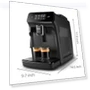 Thumbnail Fully Automatic Espresso Machine with Milk Frother — Electric Blade Coffee Grinders, Philips