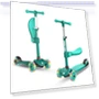 Thumbnail Kids Kick Scooter with LED Lighted Wheels — Push Scooters, Gotrax