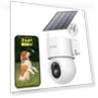 Thumbnail Solar Powered Outdoor Security Camera — Motion Sensors, AOSU