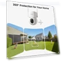 Thumbnail Solar Powered Outdoor Security Camera — Motion Sensors, AOSU