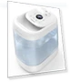 Thumbnail Super Easy to Clean Top Fill Auto Adapt Cool Mist Humidifier — Air Moisture Control, Homvana