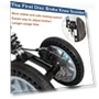 Превью All Terrain Foldable Knee Scooter Walker — Low Strength Tools, BlessReach