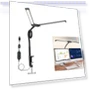 Превью Gooseneck Tube LED Fill Light Double Head Clip Desk Lamp — Study & Desk Lighting, PULUZ