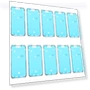 Превью LCD Frame Bezel Waterproof Adhesive Stickers — Screen Protectors