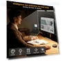 Thumbnail LED Desk Lamp with Clamp and Dual Screen Computer Monitor Gooseneck — Study & Desk Lighting