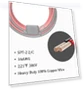 Thumbnail 2 Pin Ring Terminal SAE to O Ring Connecters Extension Cord Cable — Ring Terminals