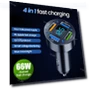 Thumbnail 4-port car charger — Chargers