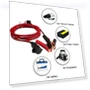 Thumbnail Car Cigarette Lighter Socket To Battery Alligator Clip Connector — Vehicle Power Solutions
