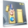 Thumbnail Fashion Double Fire Type Lighter — Lighters