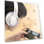 Thumbnail Game Headset ANC Noise Cancelling Bluetooth 5.0 Wireless Sports Gaming Headphones Earphones — On-Ear Headphones, Lenovo