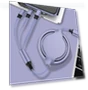 Thumbnail Retractable 3 in 1 Charging Cable — Charging Solutions