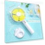 Thumbnail USB Handheld Small Fan with Night Light — Portable USB Fans