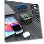 Thumbnail 5-Port USB PD Charger with Wireless Fast Charger — Chargers