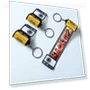 Thumbnail Colorful Camera Roll Keychain — Keychains & Keyrings
