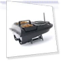 Thumbnail Dual Hoppers Bait Boat With Cool Turning Light and Constant Speed Cruise Mode — Artificial Bait, Flytec