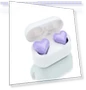 Thumbnail Heart-shaped Wireless Headphones — In-Ear Headphones