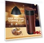 Thumbnail Heated Automatic Stirring Insulated Coffee Mug — Travel Drinkware