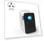 Thumbnail 180 ANSI Mini LED+LCD Smartphone Wireless Screen Projector — Home Theater Projectors