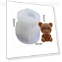 Thumbnail Cartoon Milk Tea Coffee Bear Ice Cube Silicone Mold — Molds