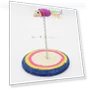 Thumbnail Color Sisal Spring Round Seat Cat Claw Plate — Scratching Pads