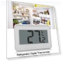 Thumbnail Large LCD Refrigerator Thermometer with Adjustable Stand Magnet — Refrigerator