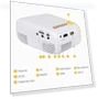 Превью Portable LED Pocket Mini Projector — Home Theater Projectors