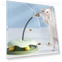 Превью Teasing Cats Toy Turntable With Spring Leaky Food Ball — Cat Playthings