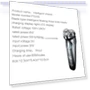 Thumbnail Universal Voltage Double Ring Three Knife Head Electric Shaver — Body Groomers